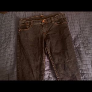 Dark blue jeans